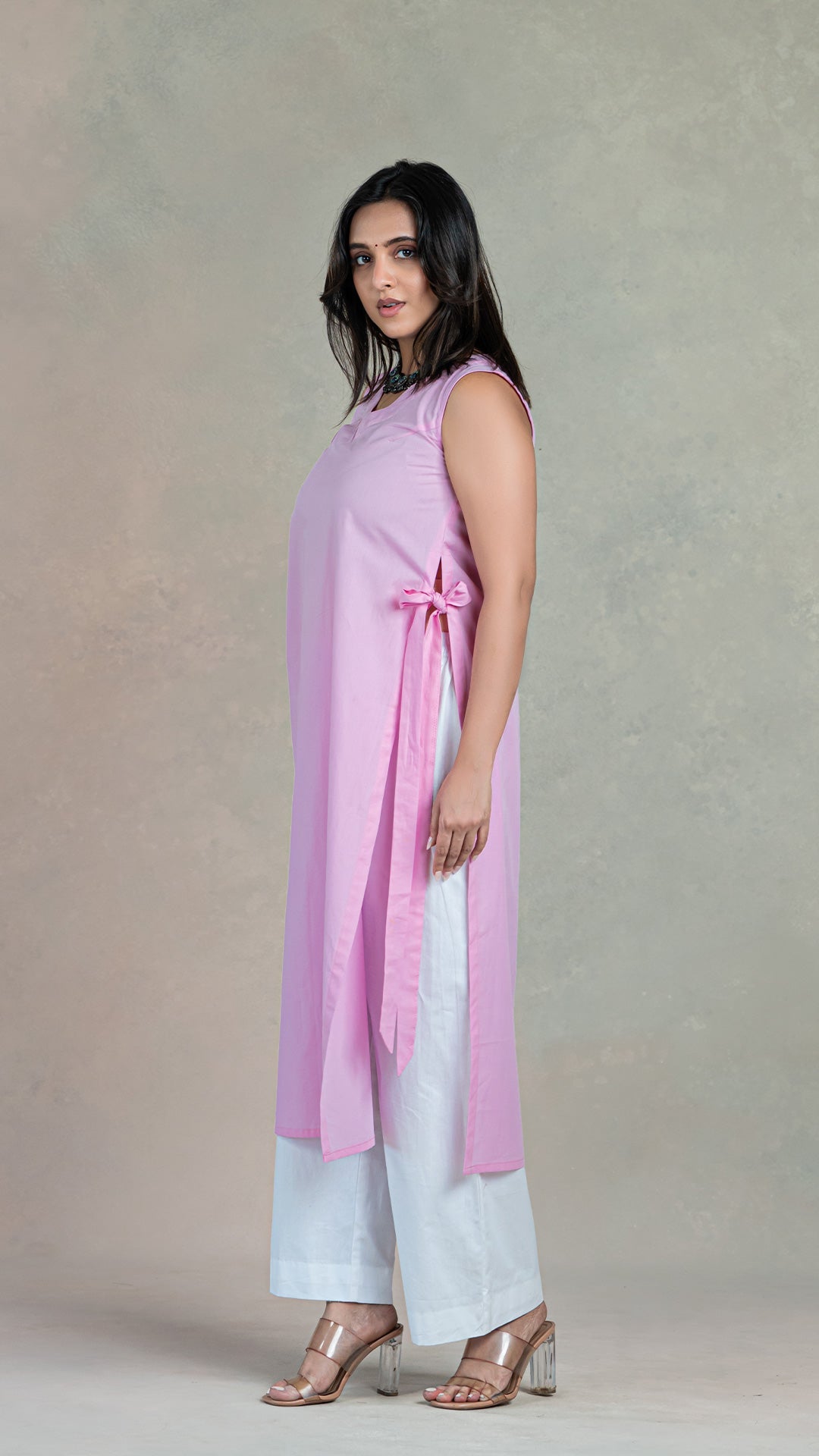 Everyday Organic Cotton Kurta- Baby Pink