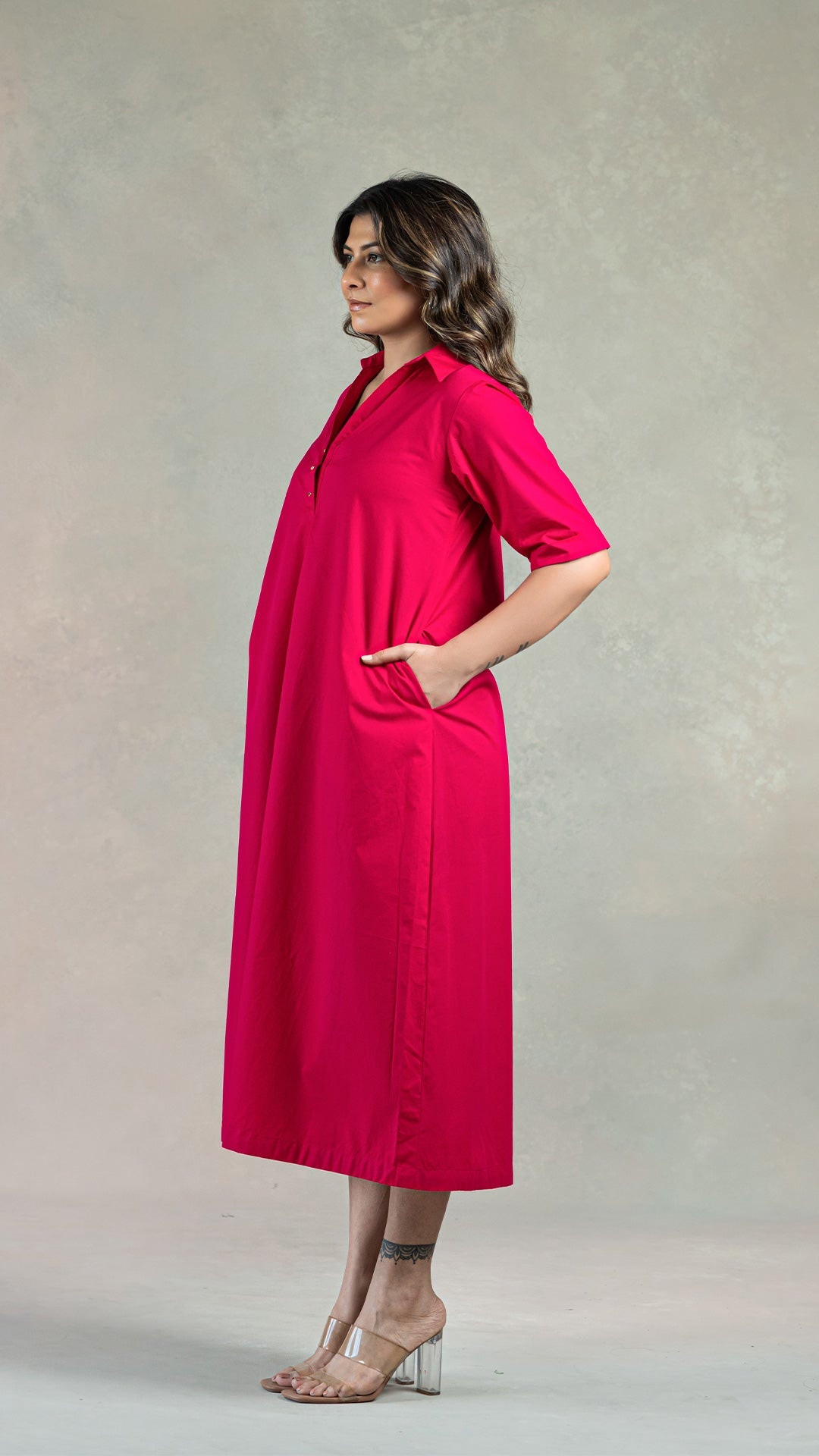 Rani Pink Organic Cotton Dress