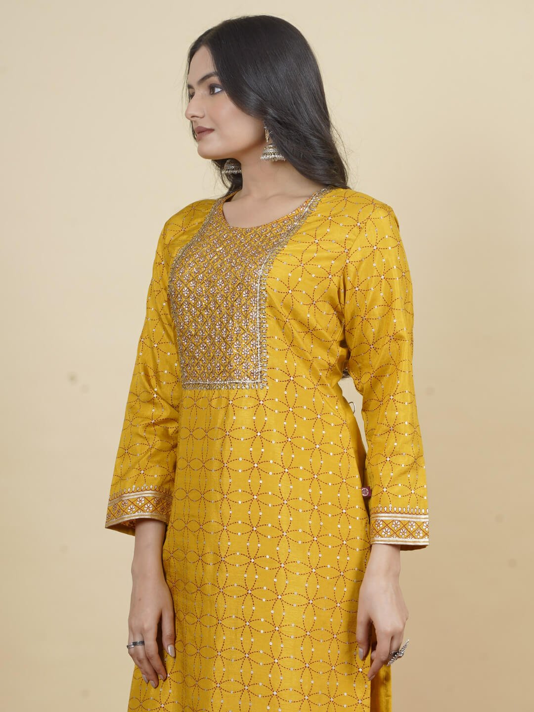 Luminous Mustard Kurta Set