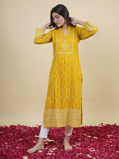 Zesty Cotton Kurta Set