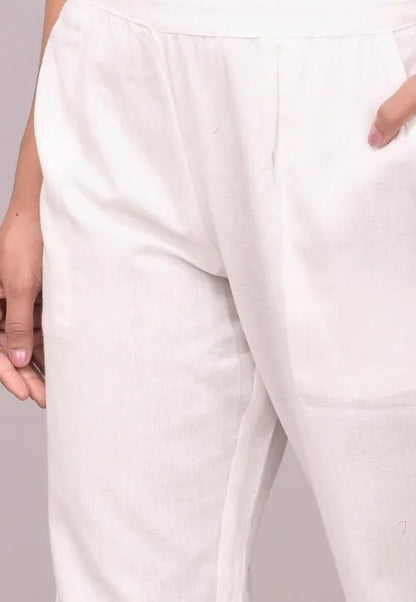 Cotton plain pant