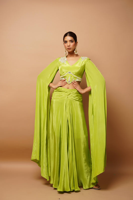 Bright Green Indo Set (Set Of 2)