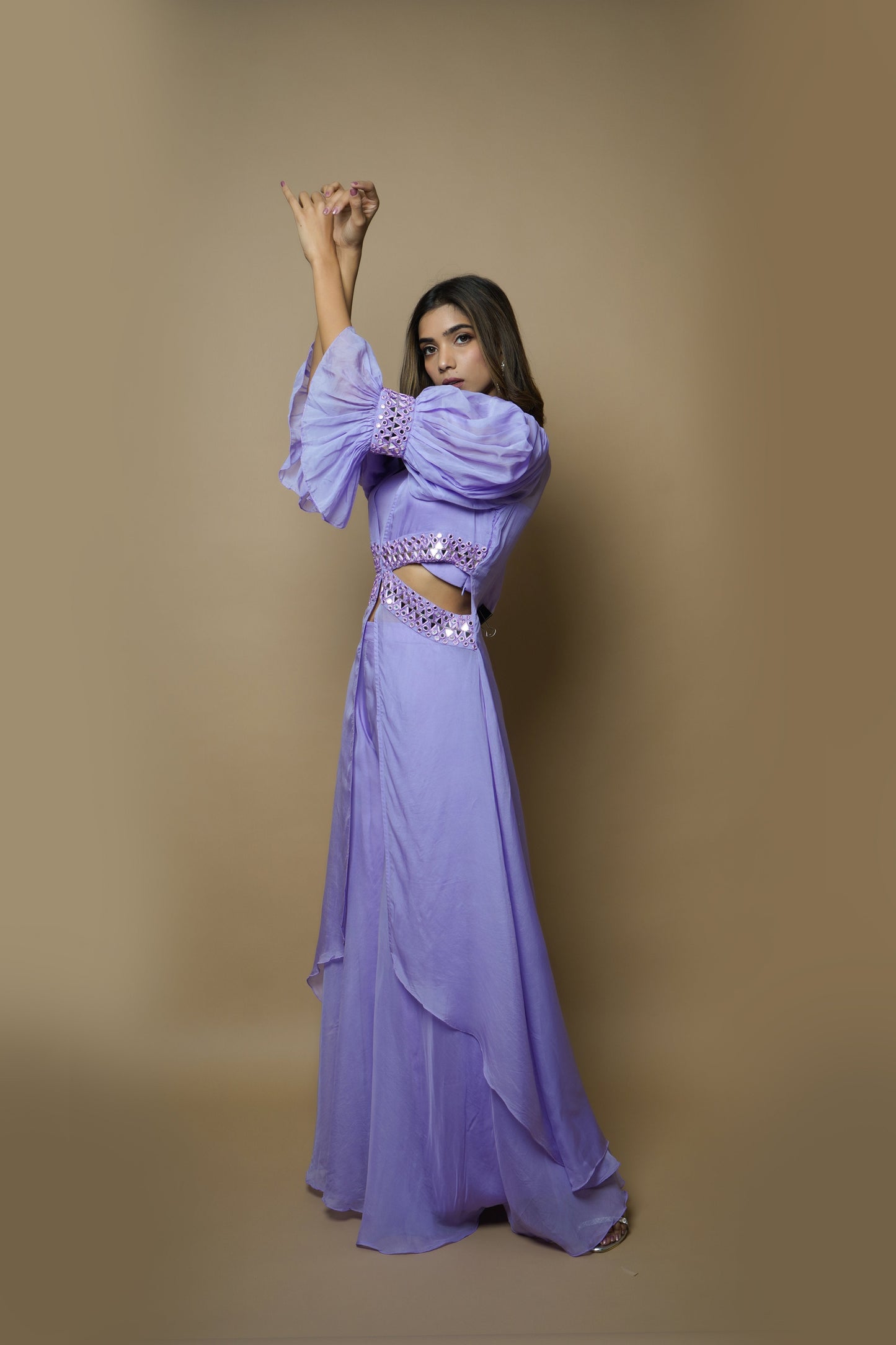 Lilac Cape Set (Set Of 3)