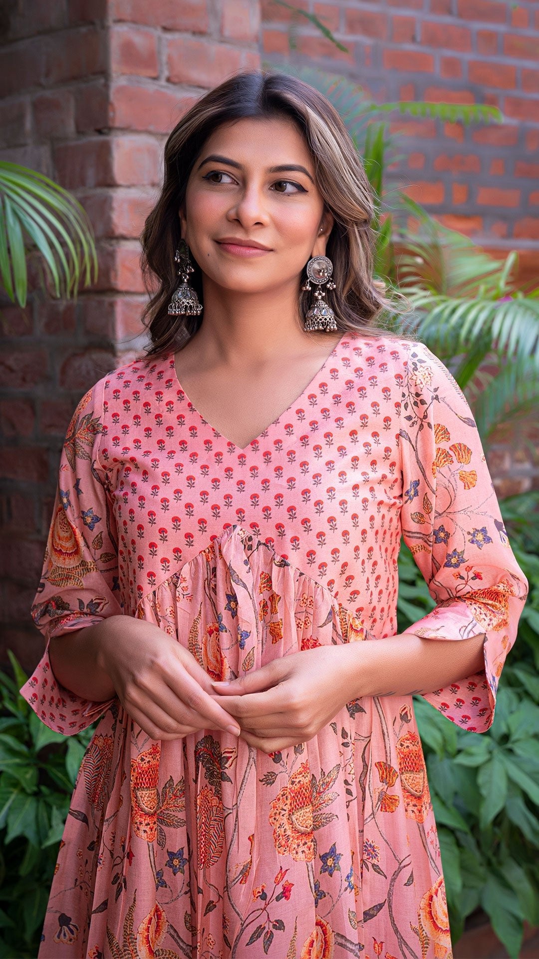 Aarna Peach Silk Kurta + Pants