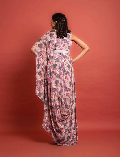 Draped Asymmetric Kaftan