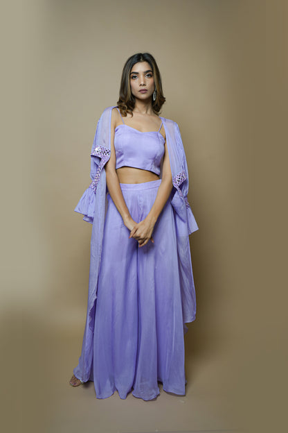 Lilac Cape Set (Set Of 3)