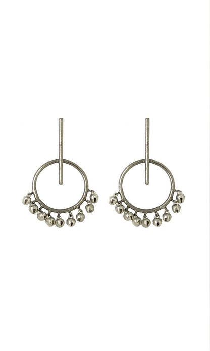 Stick & Circle Earrings