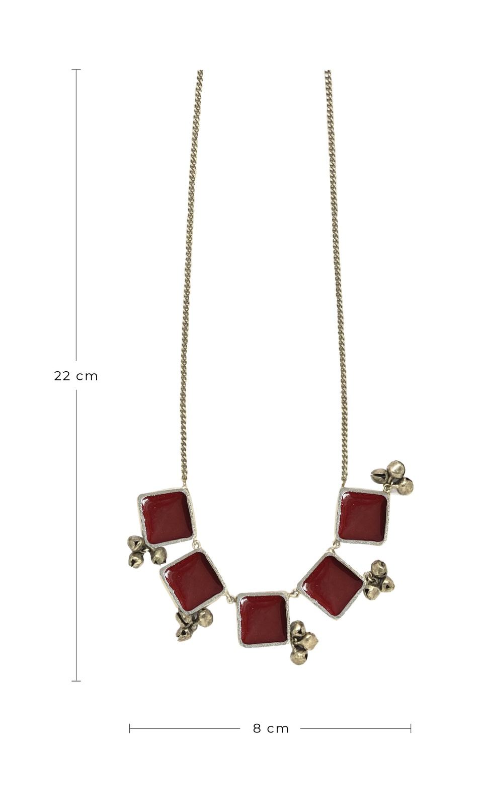 Square Long Necklace