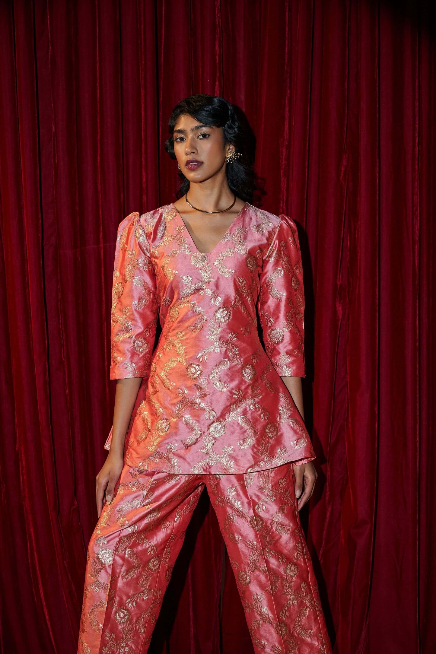 Banarasi Silk Co-Ord Set