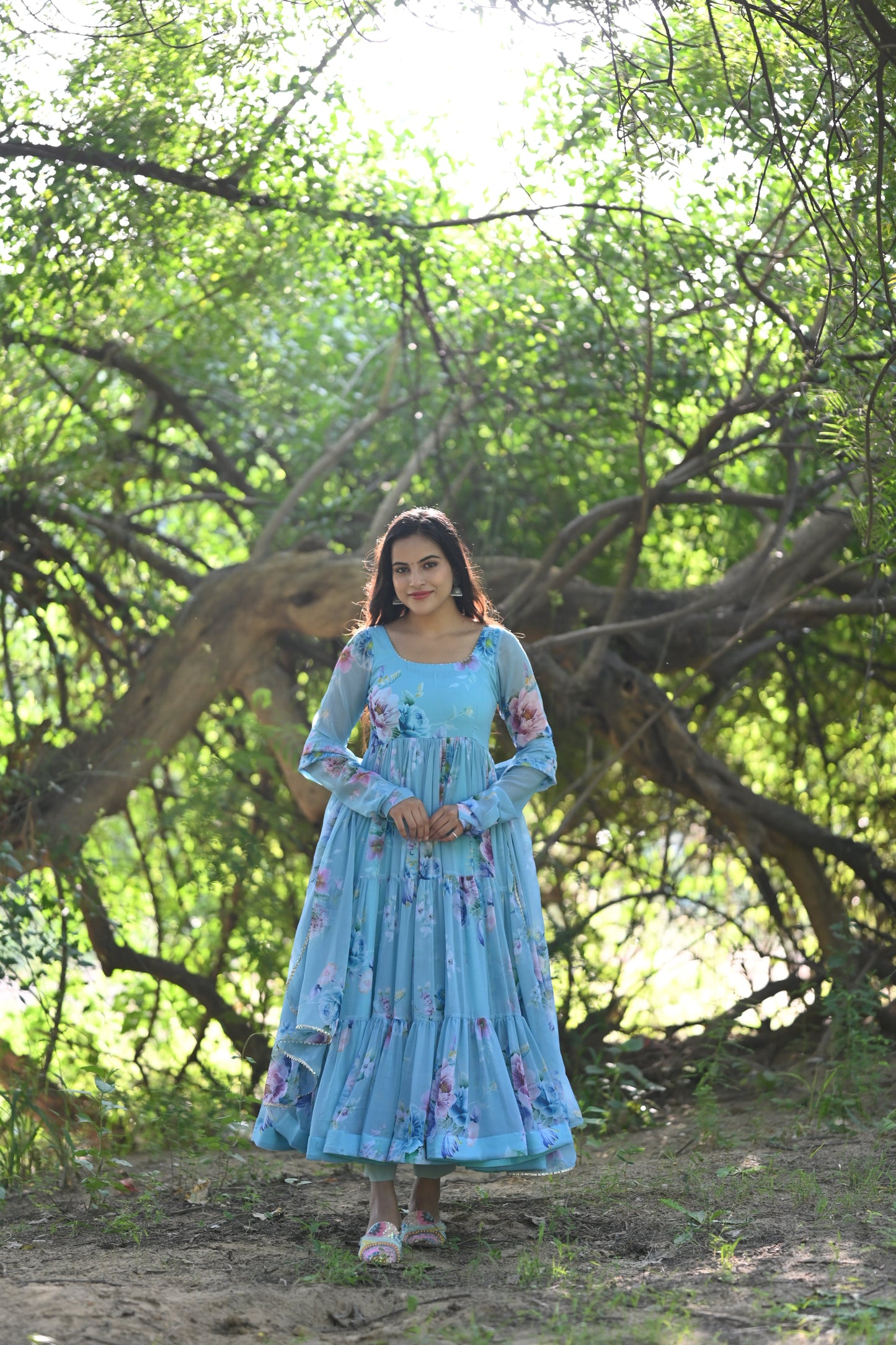 Sky Phoolvari Anarkali