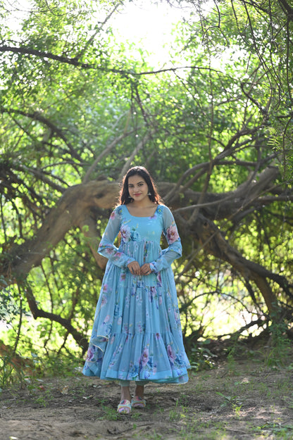 Sky Phoolvari Anarkali