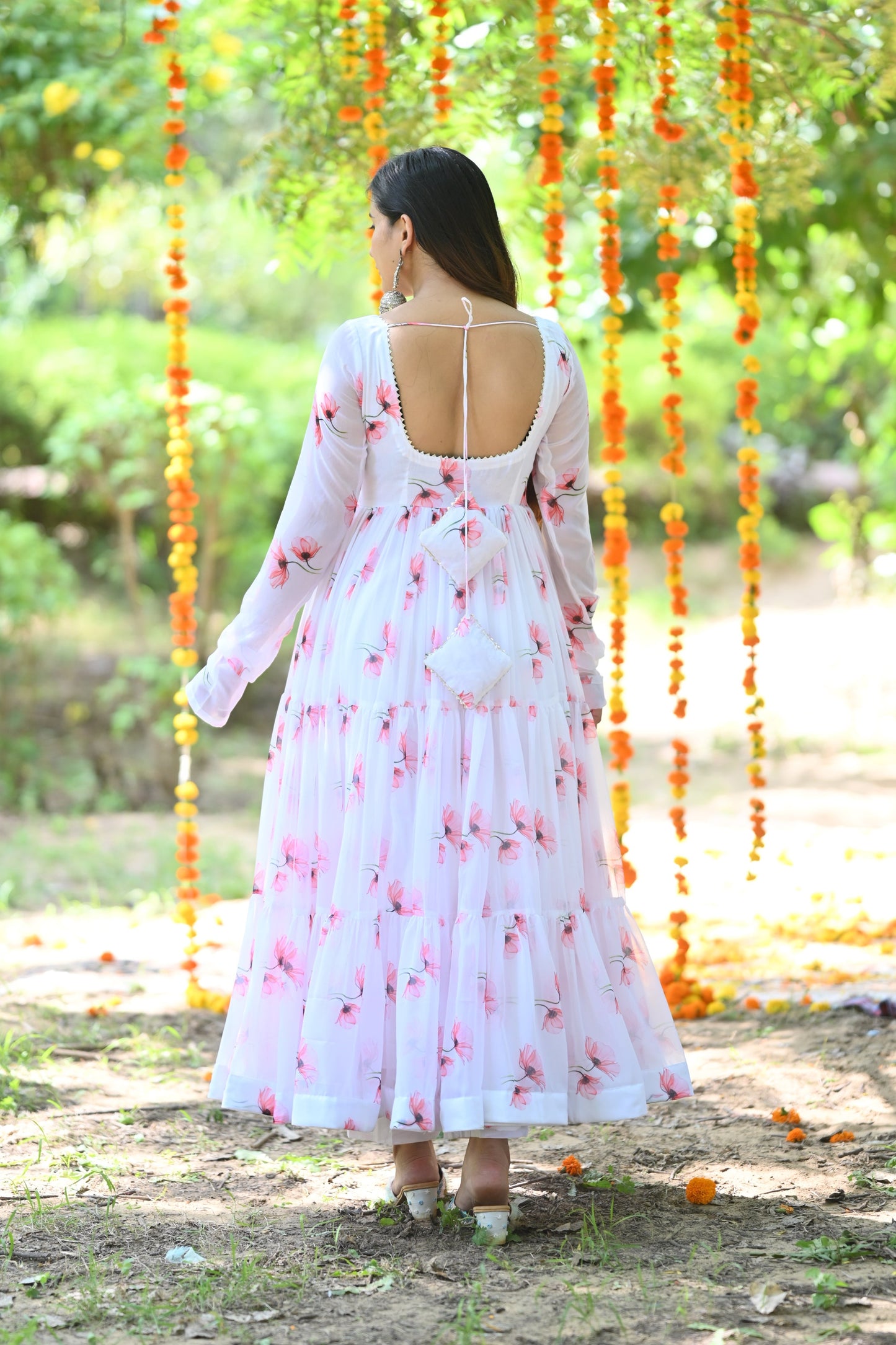 White Tulip Anarkali