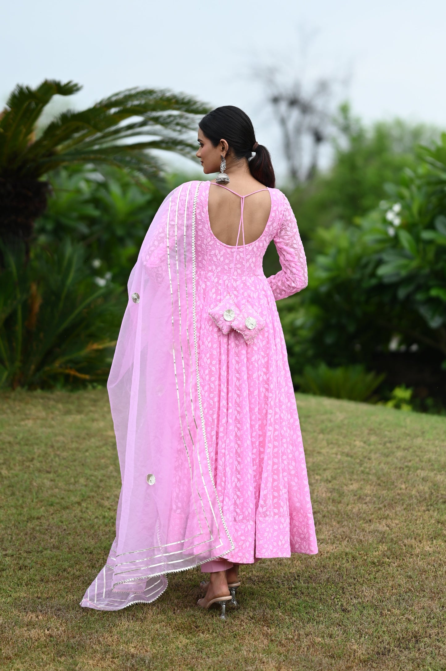 Pink Jasmine Anarkali