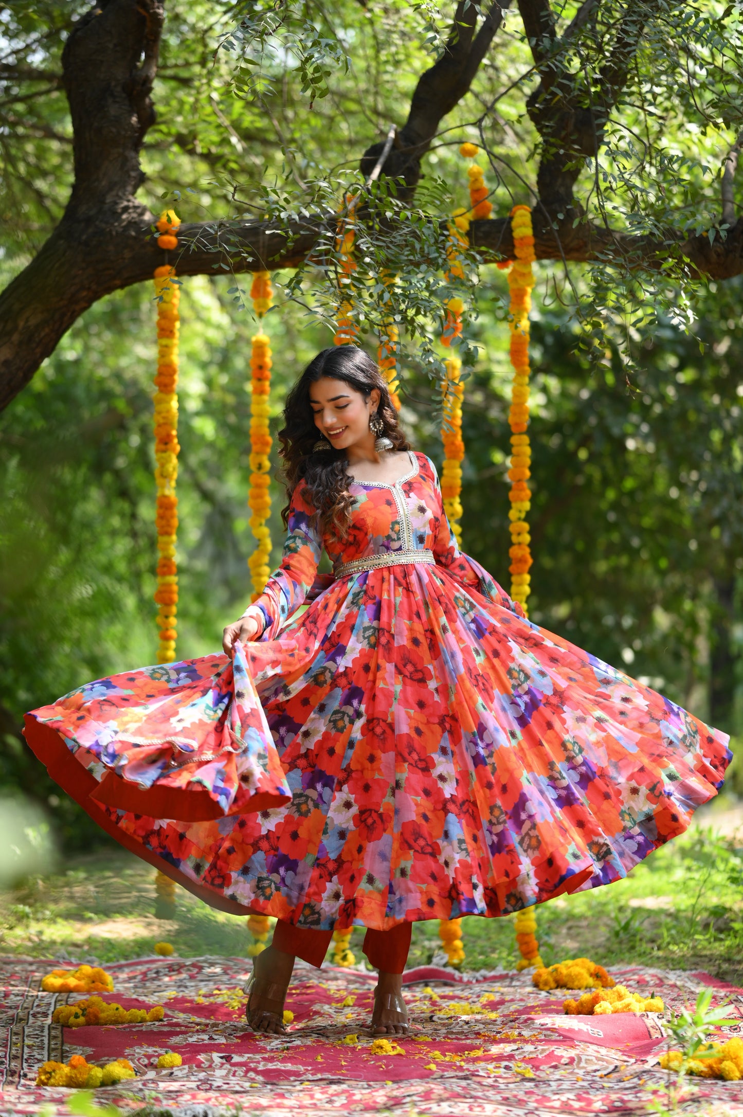 Flower Garden Anarkali