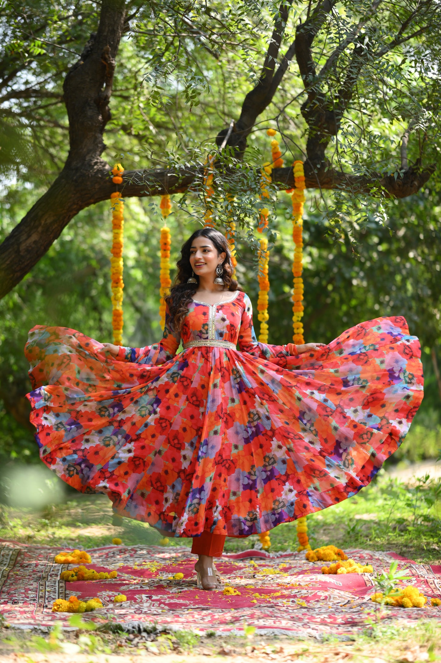 Flower Garden Anarkali