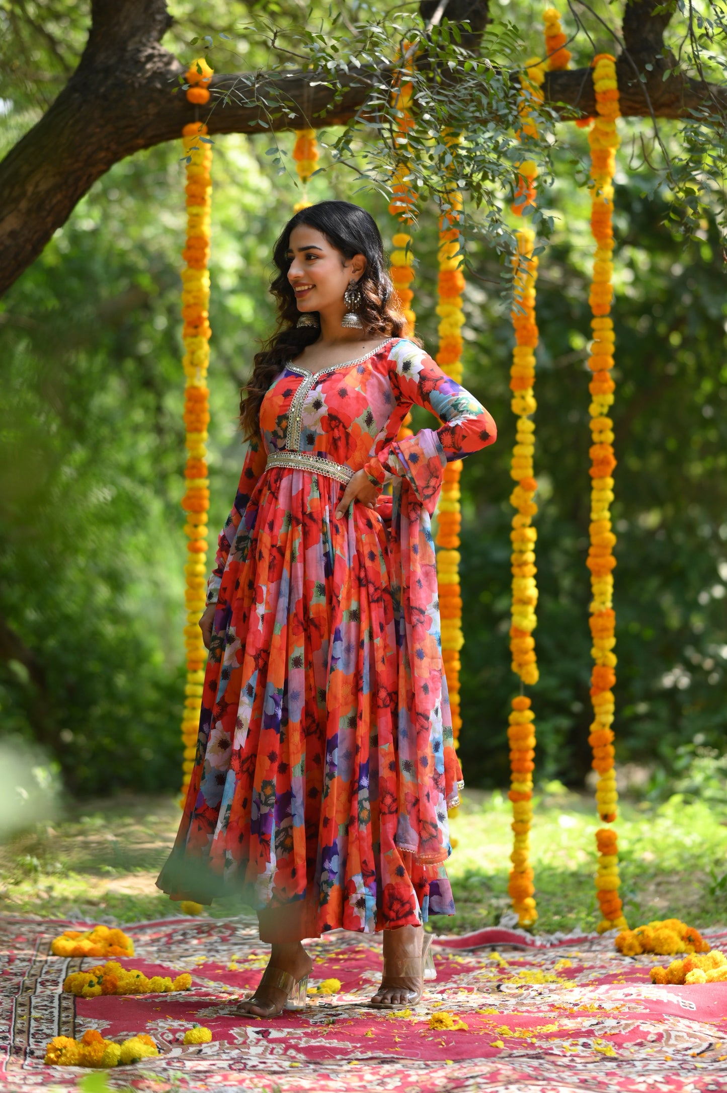 Flower Garden Anarkali