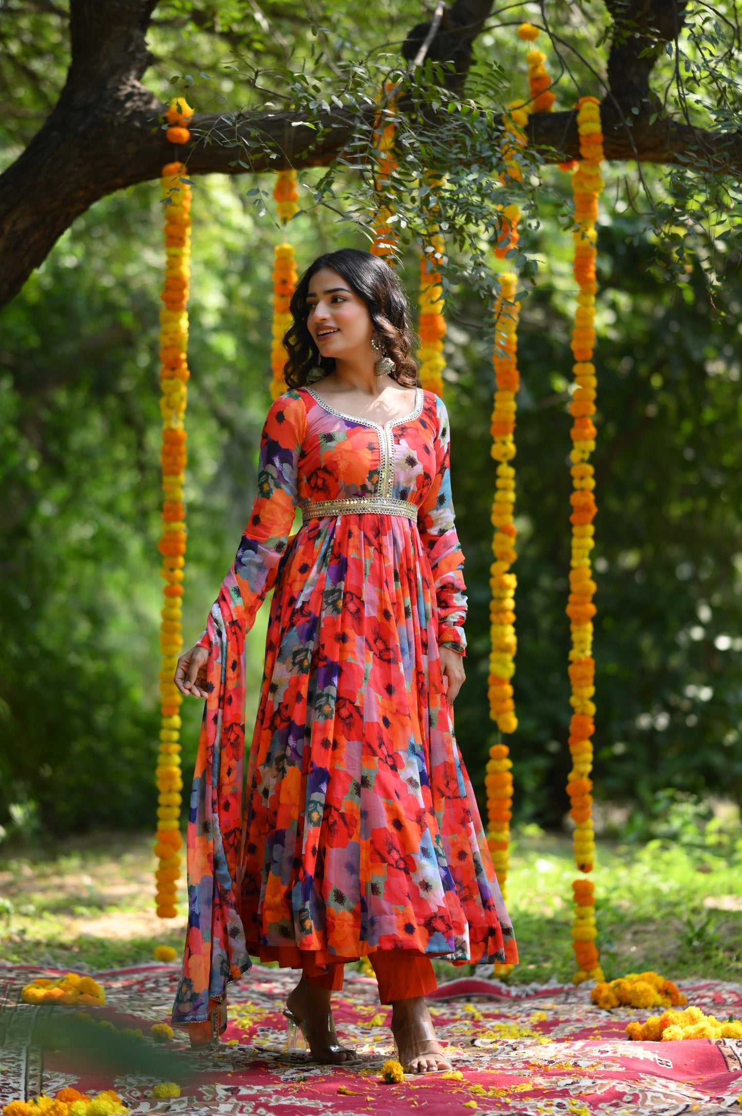 Flower Garden Anarkali