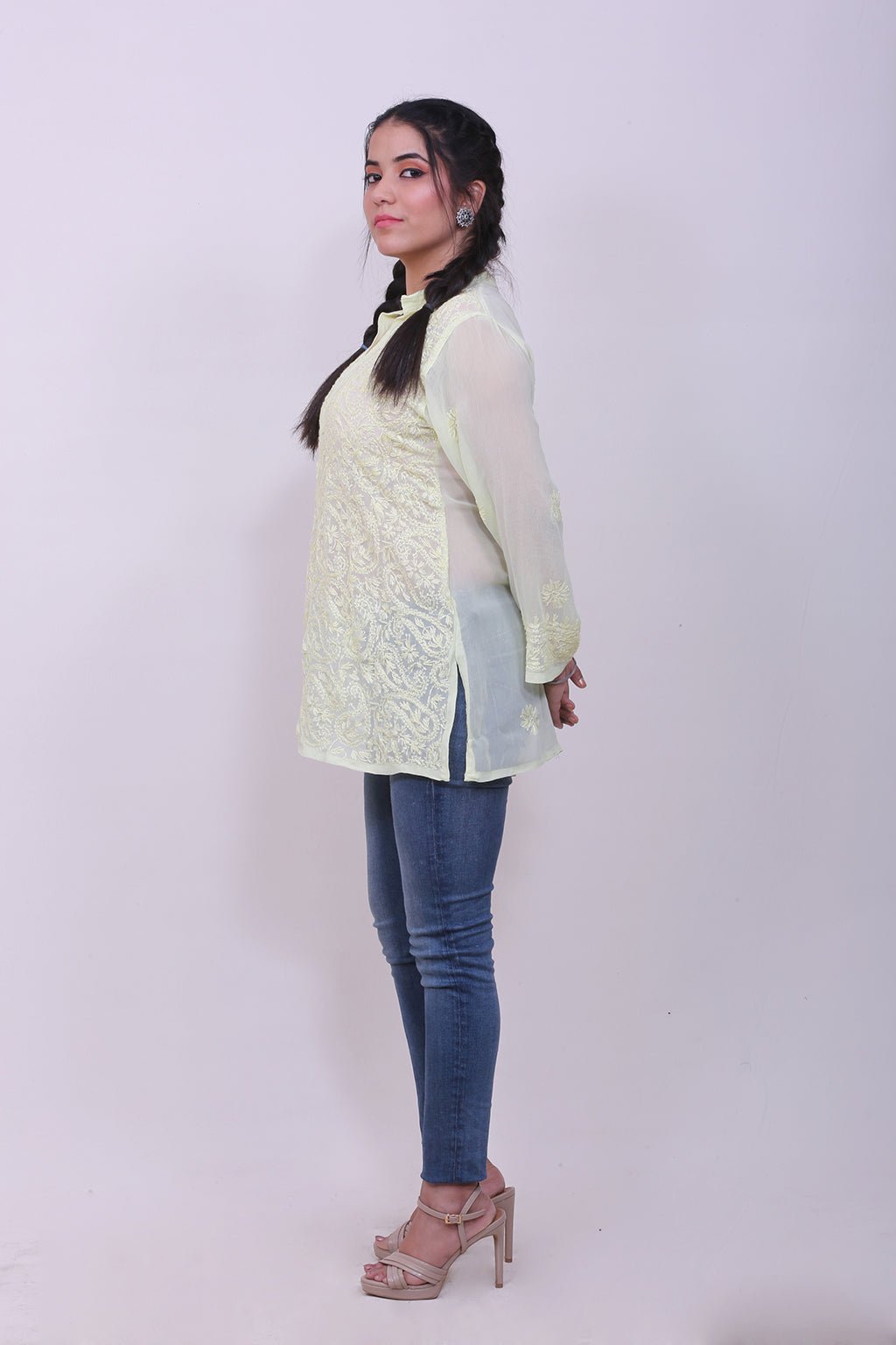 High Quality Chikankari Georgette Top