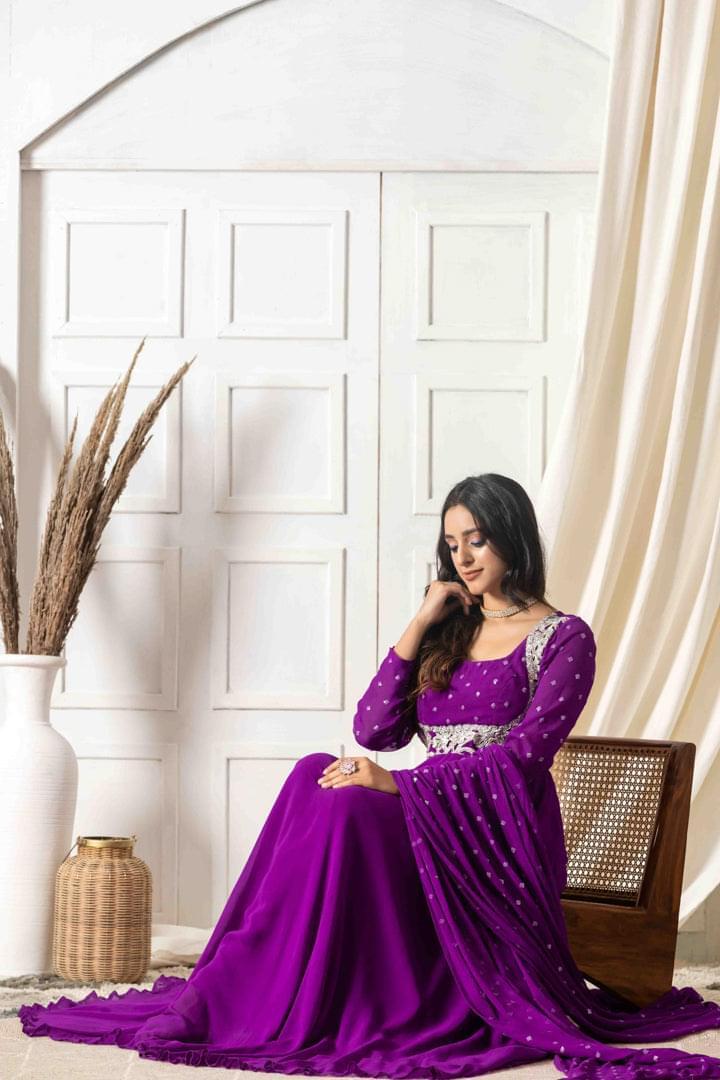 Dreamy Purple Dress Set