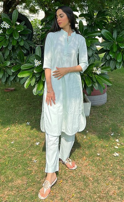 Pastel Green Kurta Set