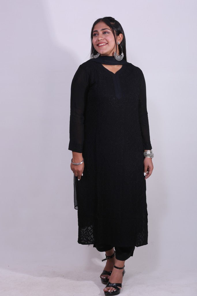 Hoor kurti in black