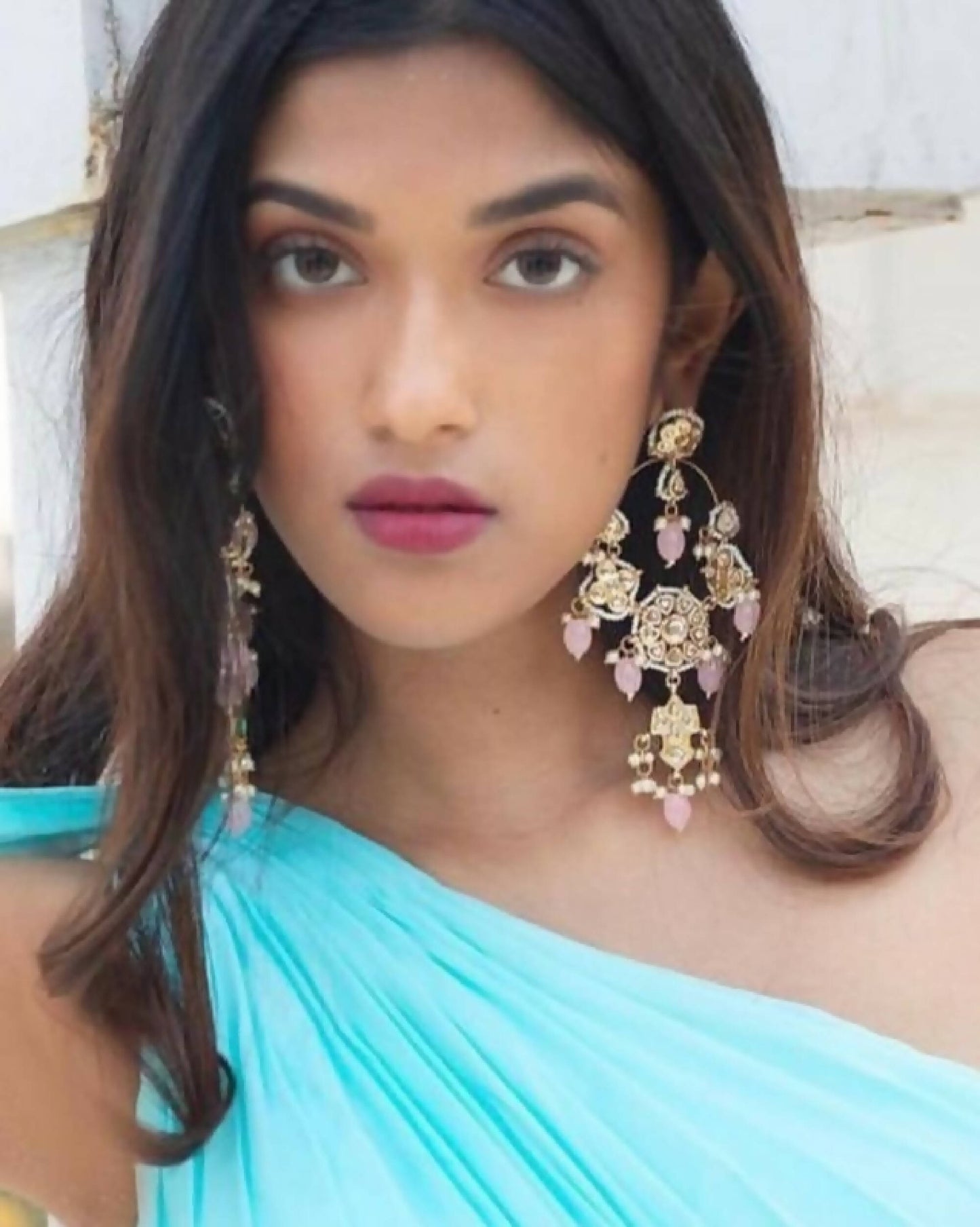 ZIYA - DROP CHANDBALI EARRINGS